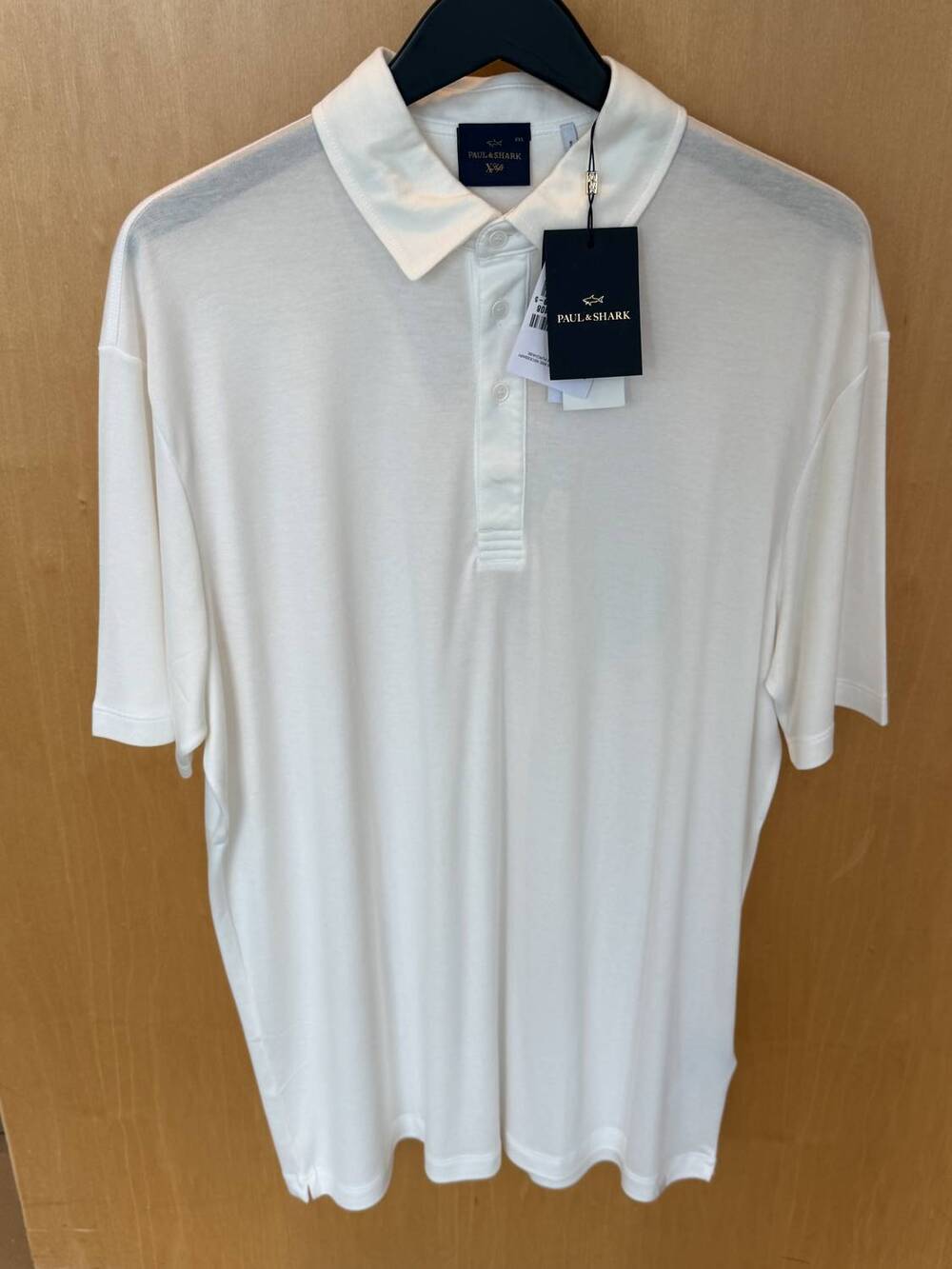 NEW PAUL & SHARK men's xsoft cotton polo in white